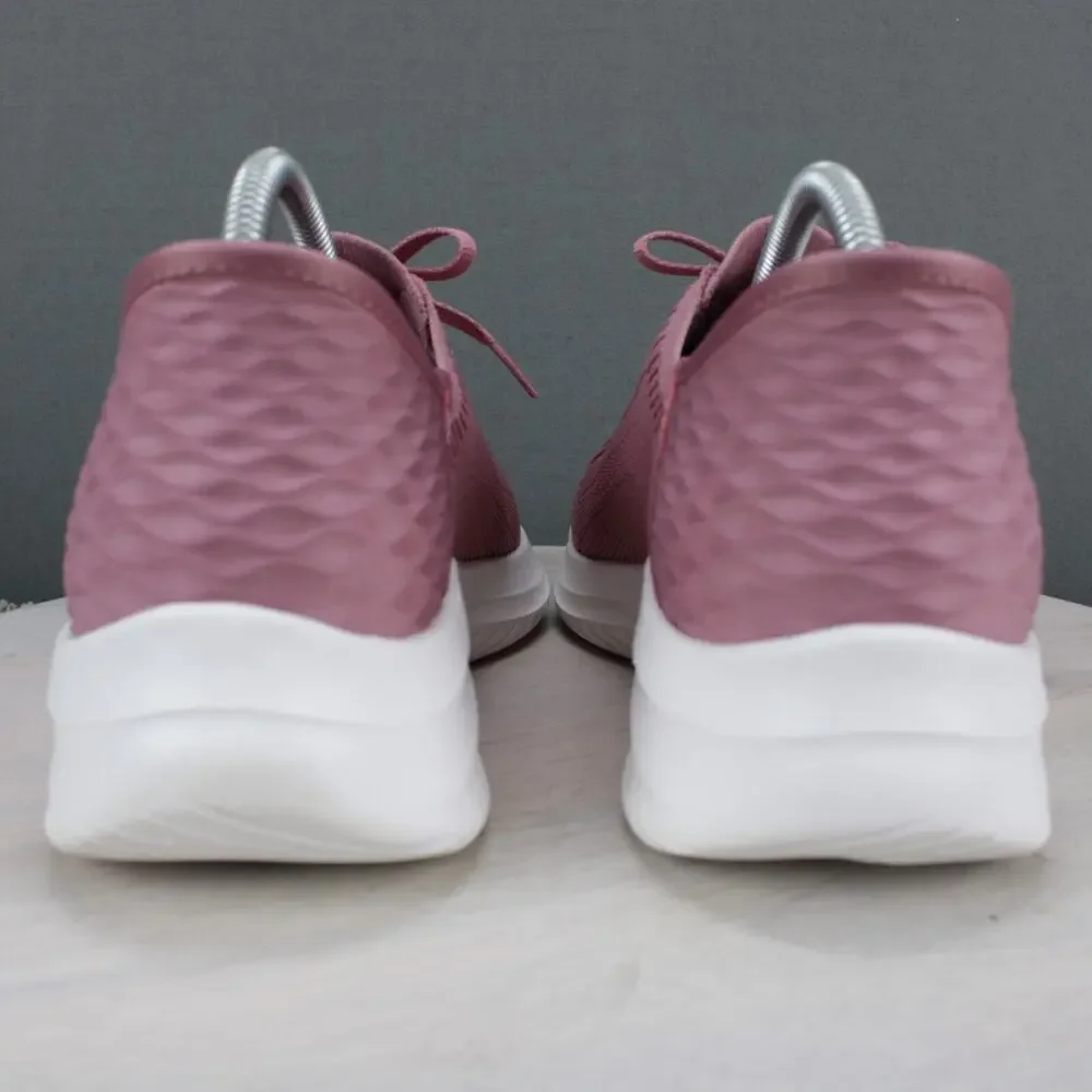 Skechers Ultra Flex 3.0 Sneakers Womens 9 Pink Mesh Comfort - Picture 6 of 9